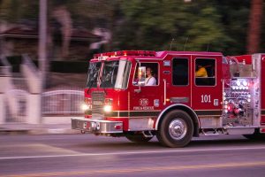 Los Angeles, CA - Apt Fire Causes Injuries on Lexington Ave in Hollywood